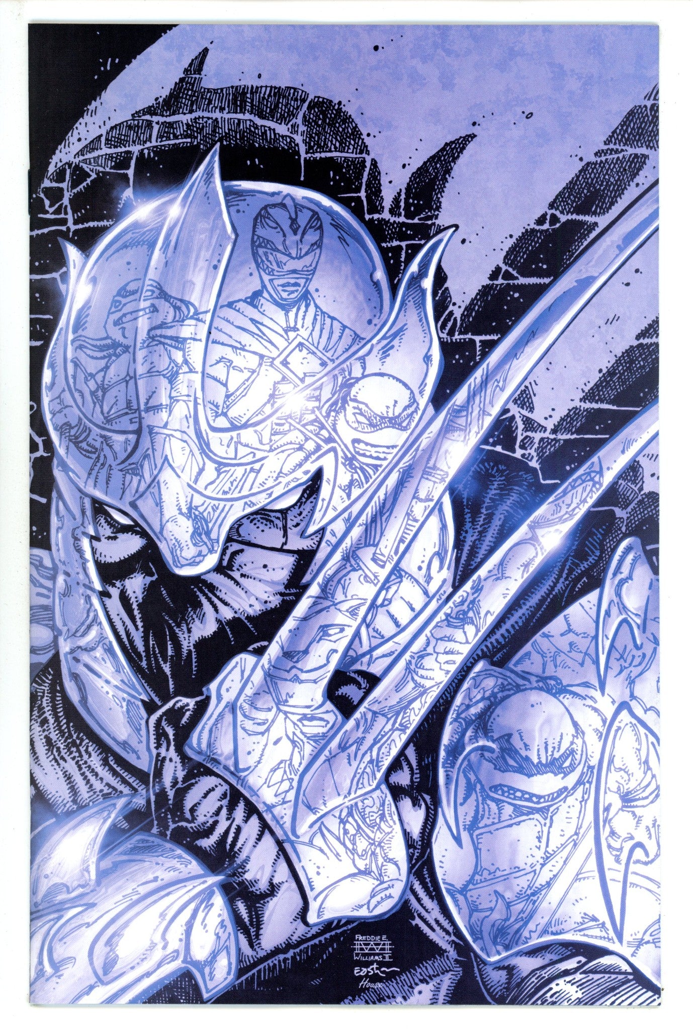 Mighty Morphin Power Rangers / Teenage Mutant Ninja Turtles Ii B&W Ed 1 Eastman Variant (2023)