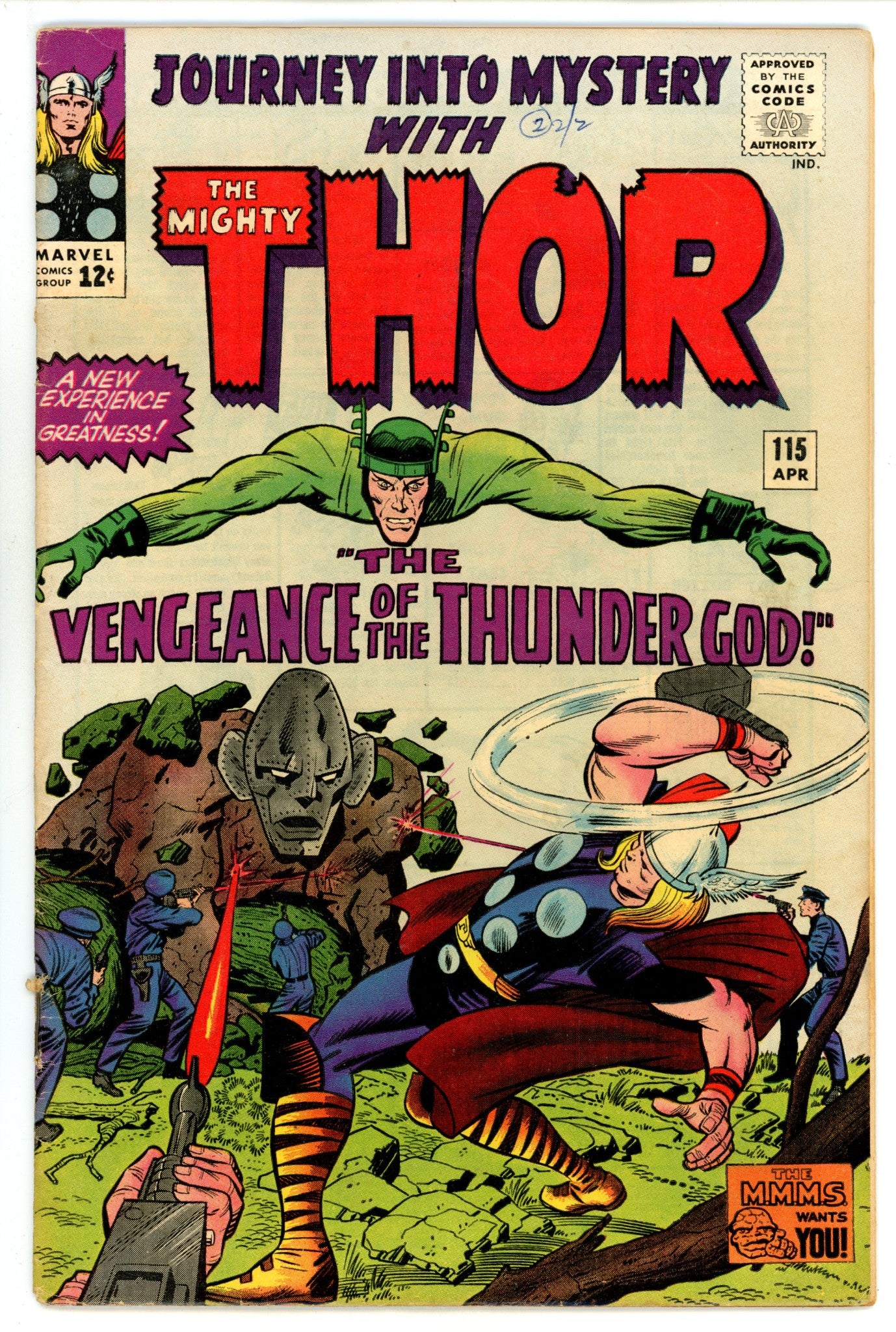 Journey into Mystery Vol 1 115 FN- (5.5) (1965) 