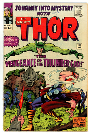Journey into Mystery Vol 1 115 FN- (5.5) (1965) 