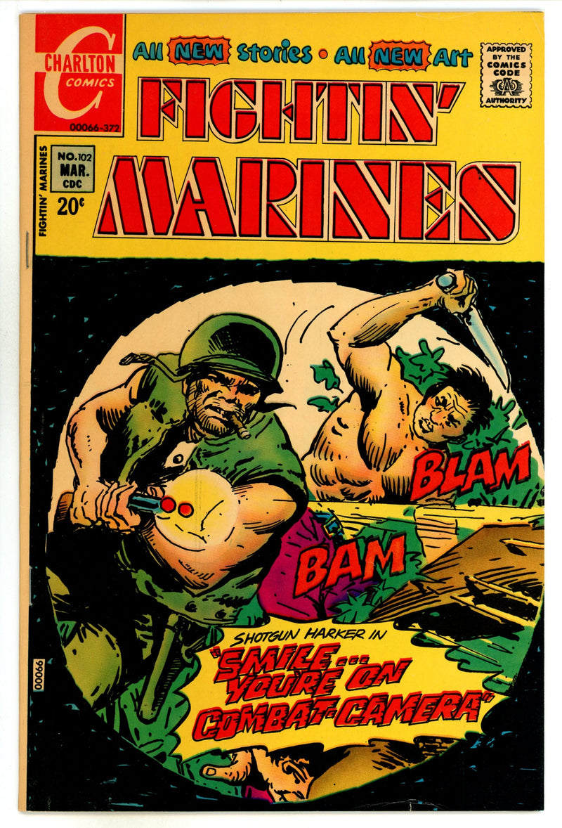 Fightin' Marines 102 FN/VF (7.0) (1972) 