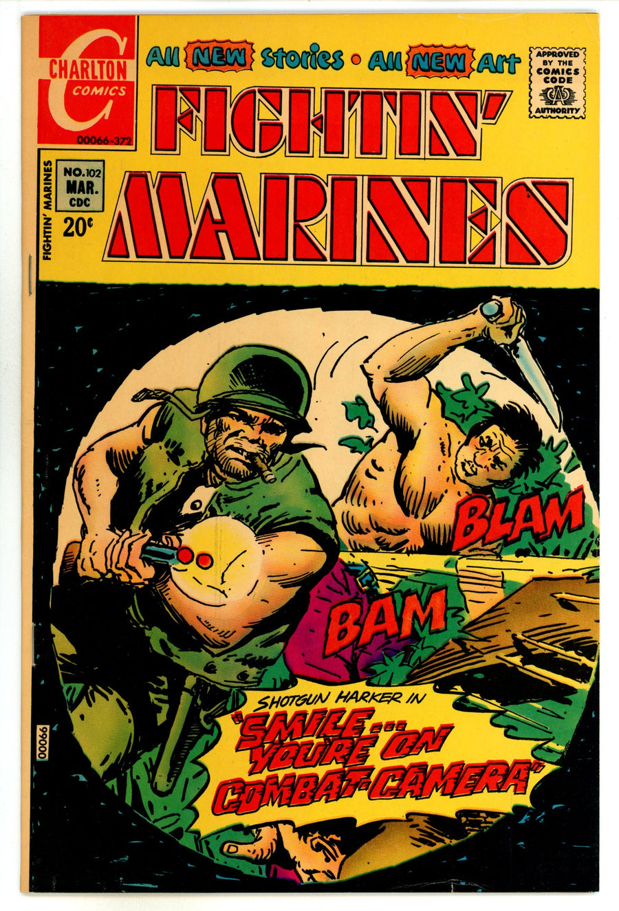 Fightin' Marines 102 FN/VF (7.0) (1972) 