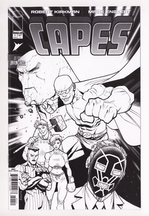 Invincible Universe Capes 1 Ottley B&W Incentive NM- (2025)