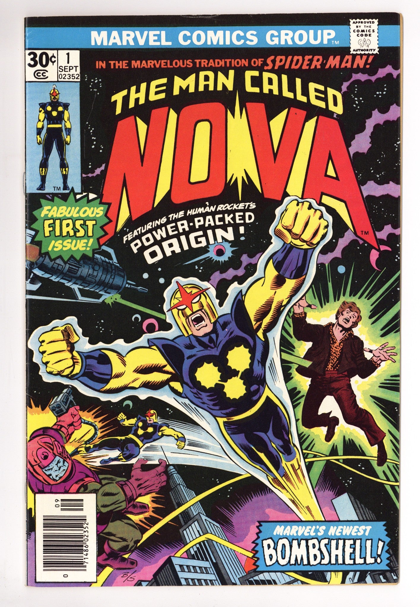 Nova Vol 1 1 FN/VF (7.0) (1976) 