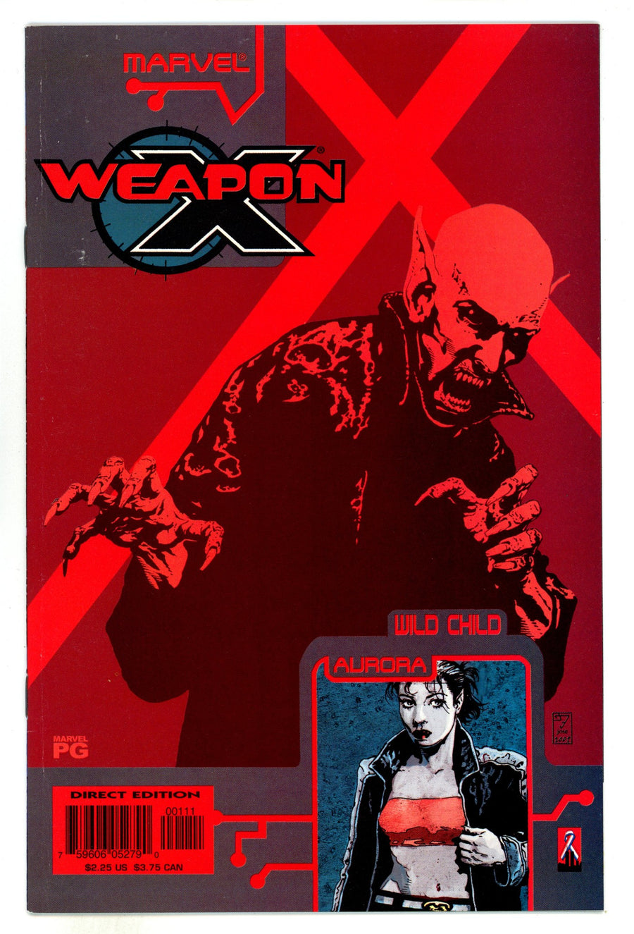 Weapon X: The Draft - Wild Child  1  High Grade  (2002)  