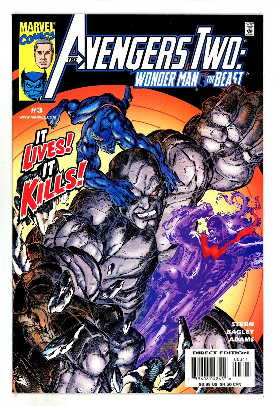 Avengers Two: Wonder Man & Beast 3 High Grade (2000) 