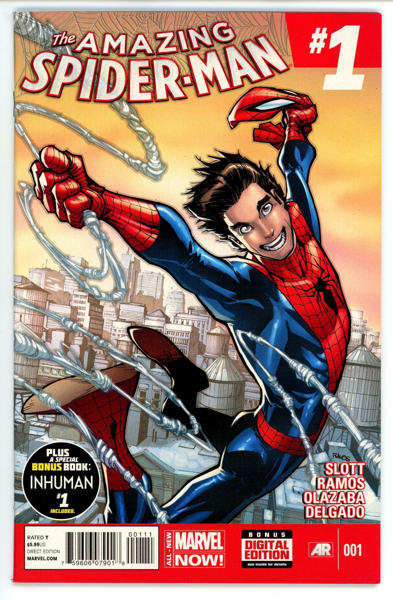 The Amazing Spider-Man Vol 3 1 VF+ (8.5) (2014) 