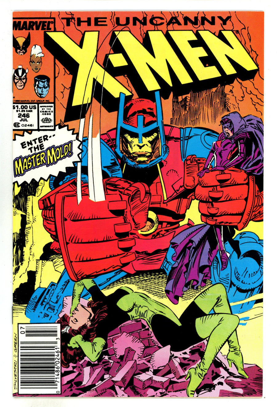 The Uncanny X-Men Vol 1 246 NM- (9.2) (1989) Newsstand 