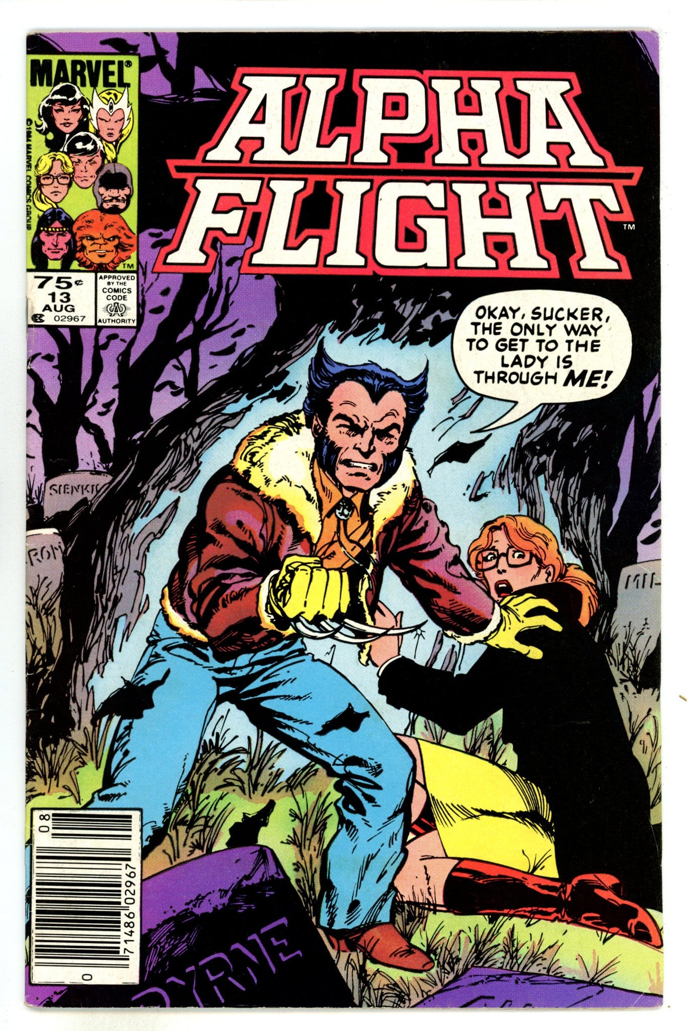 Alpha Flight Vol 1 13  VG (4.0)  (1984)  Canadian Price Variant  