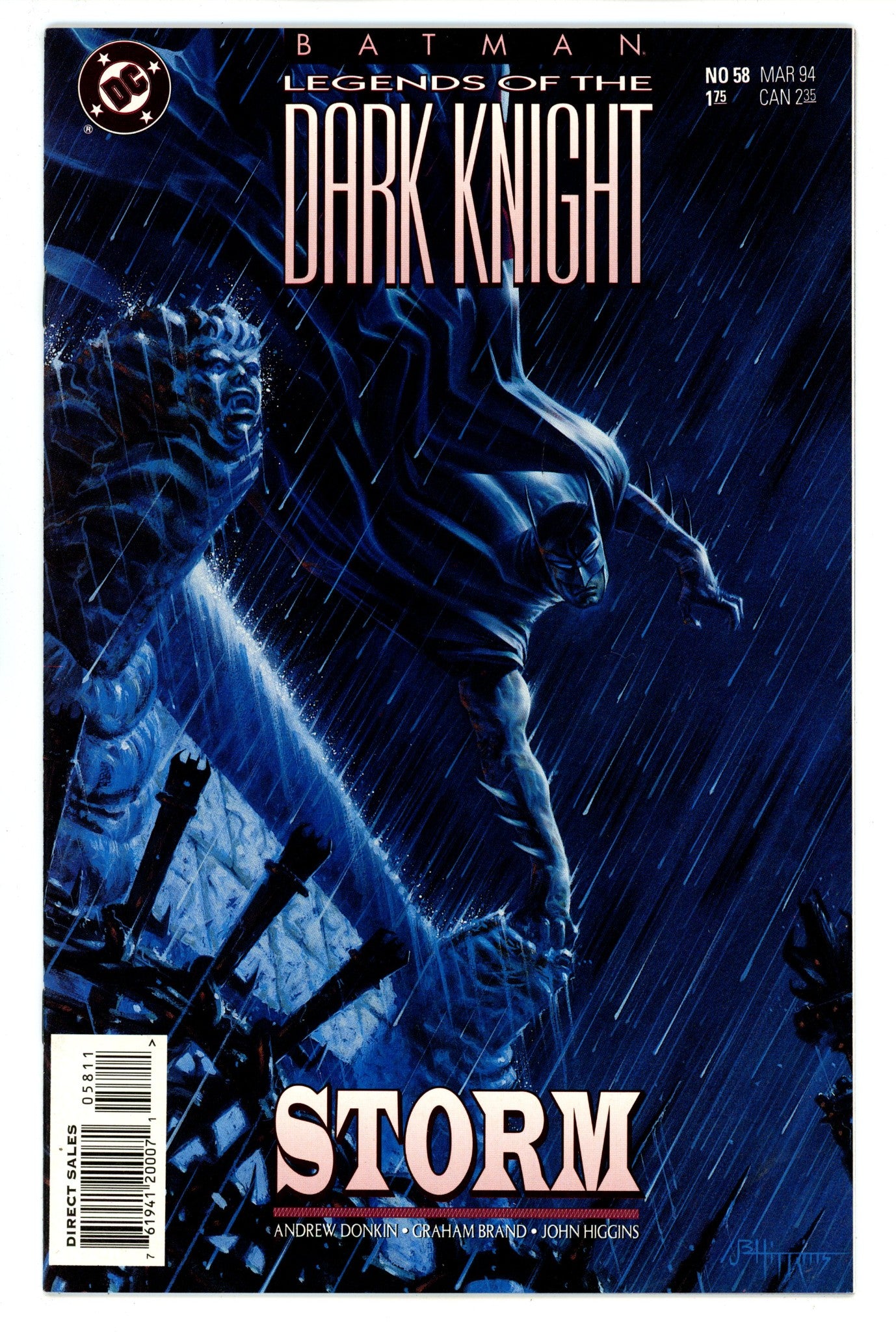 Batman: Legends of the Dark Knight 58 High Grade (1994) 