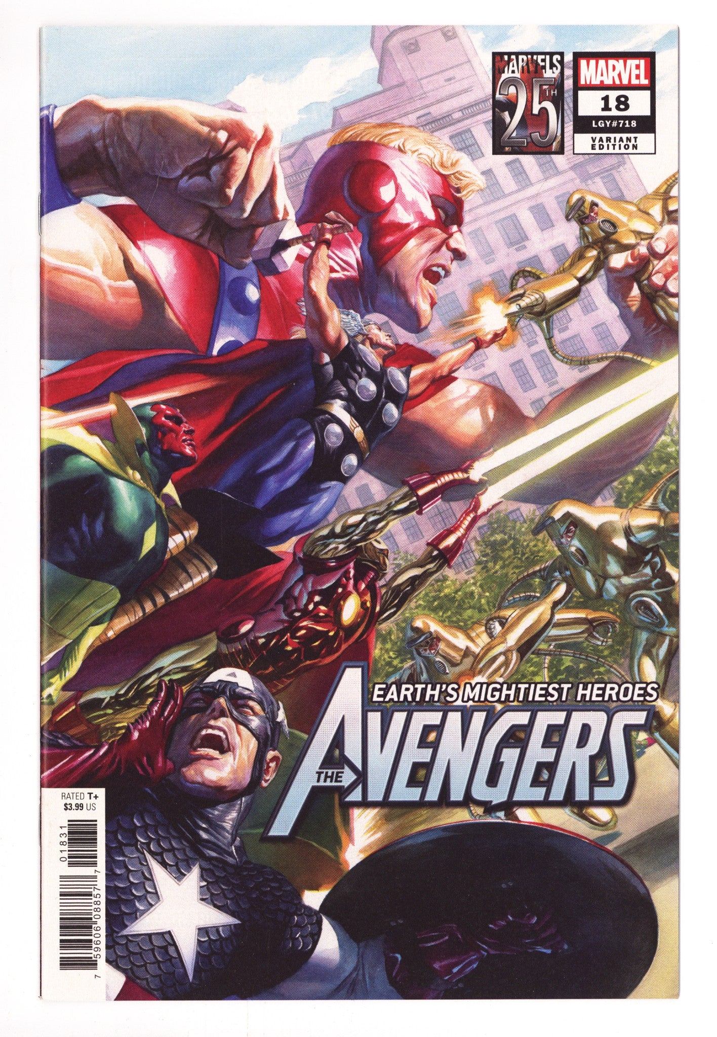 Avengers Vol 8 18 (718) High Grade (2019) Ross Variant 