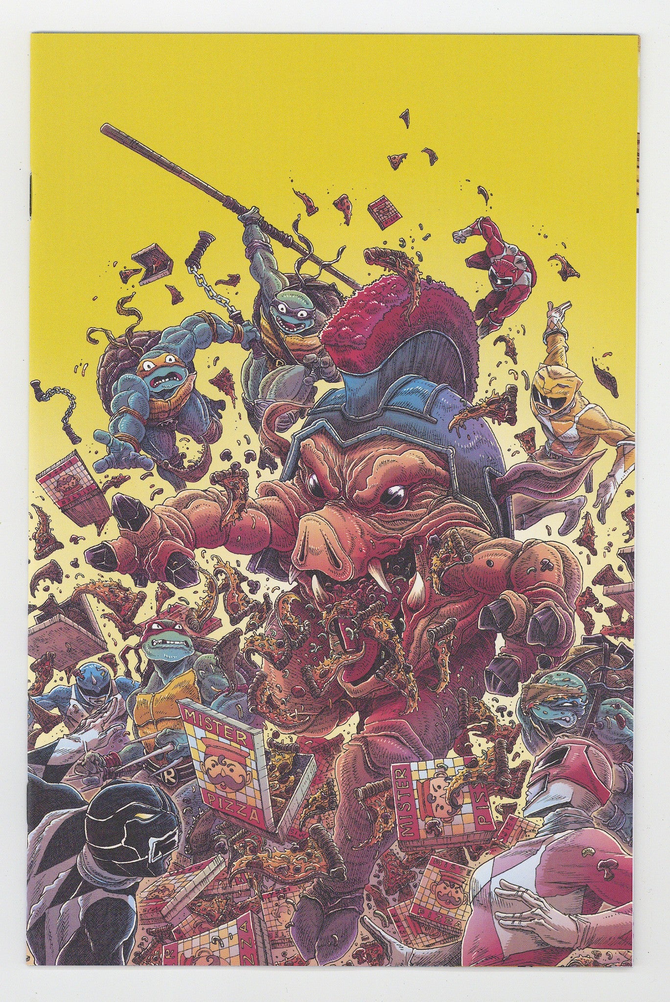 Mighty Morphin Power Rangers / Teenage Mutant Ninja Turtles III 1 Stokoe Virgin Incentive NM+ (2025)