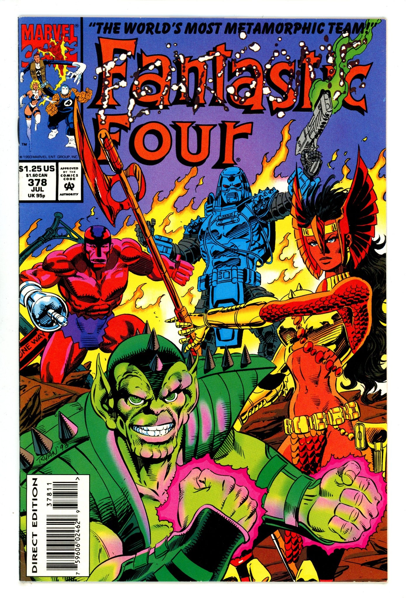 Fantastic Four Vol 1 378 Mid Grade (1993) 