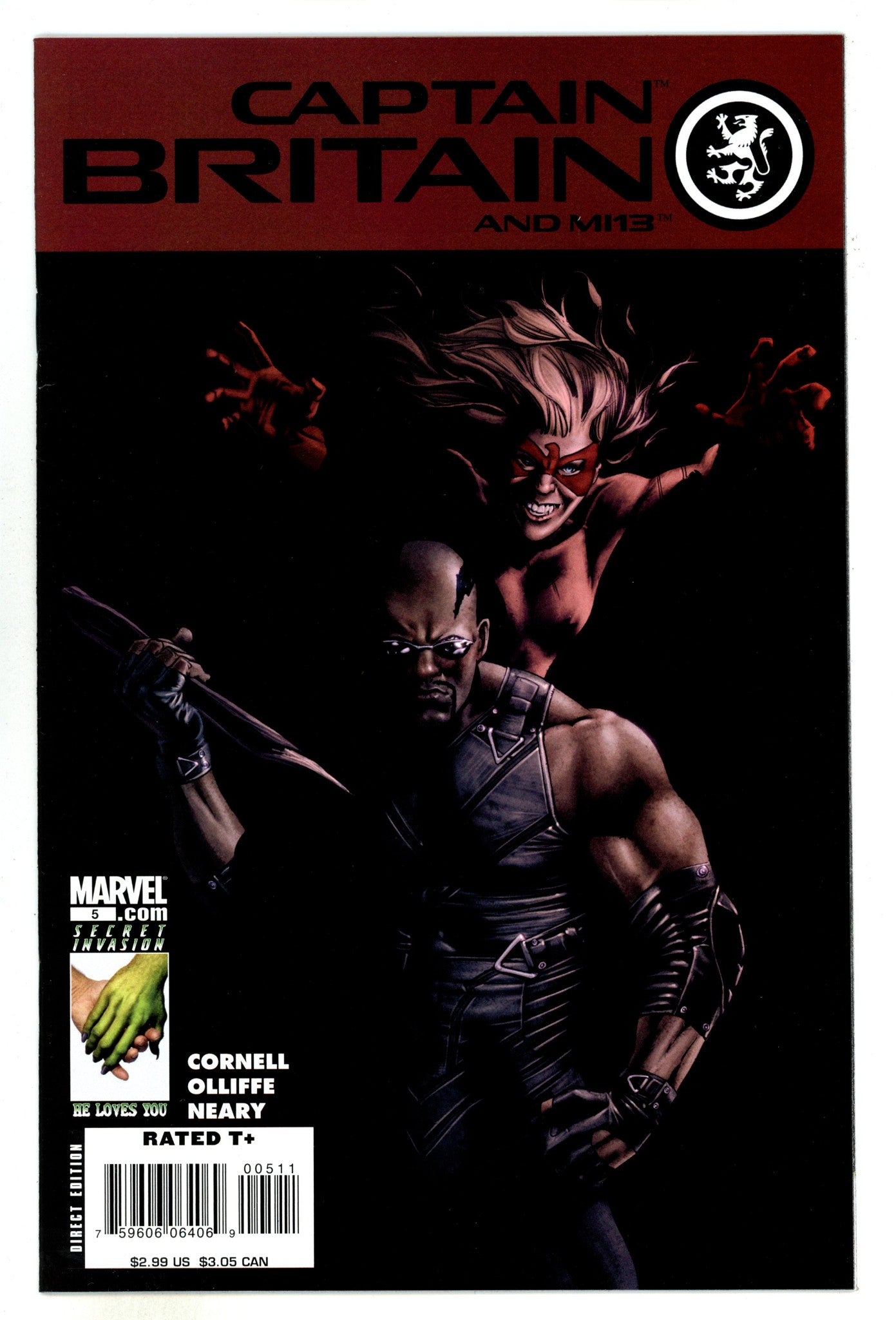 Captain Britain and MI: 13 5 High Grade (2008) 