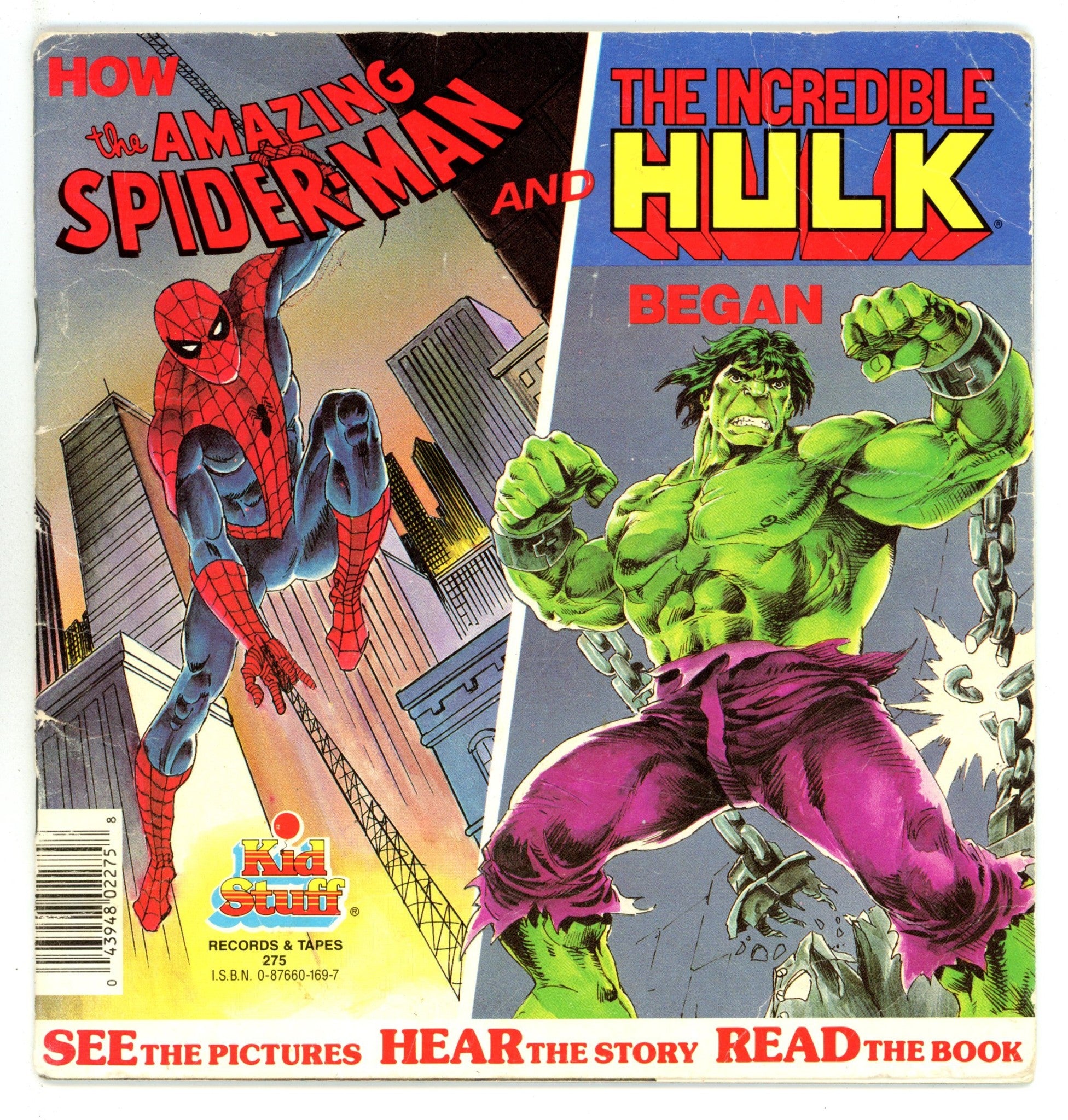 How the Amazing Spider-Man & The Incredible Hulk Began [nn] Very Low Grade (1986) 