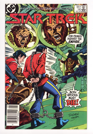 Star Trek Vol 1 14 VF+ (8.5) (1985) Canadian Price Variant 