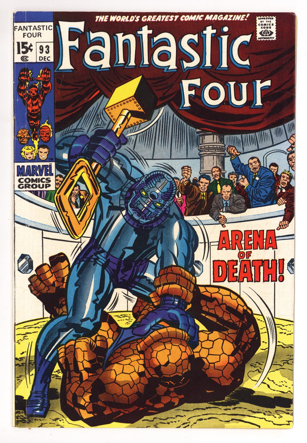 Fantastic Four Vol 1 93 FN- (5.5) (1969)