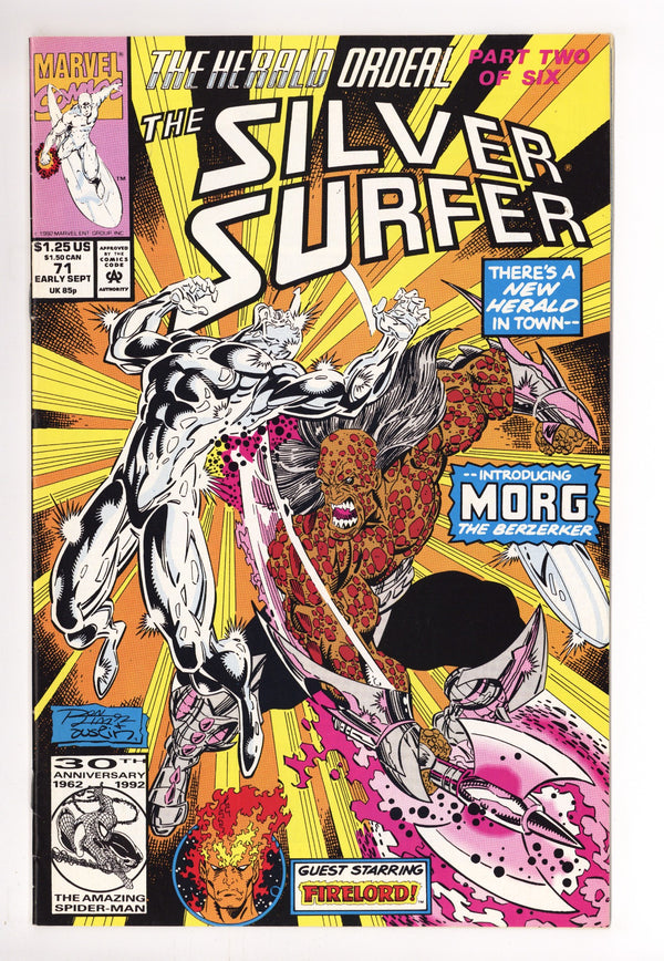 Silver Surfer Vol 3 71 Mid Grade (1992)