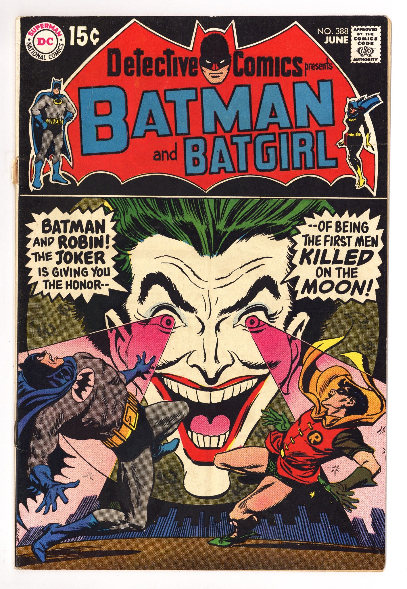 Detective Comics Vol 1 388 VG+ (4.5) (1969) 