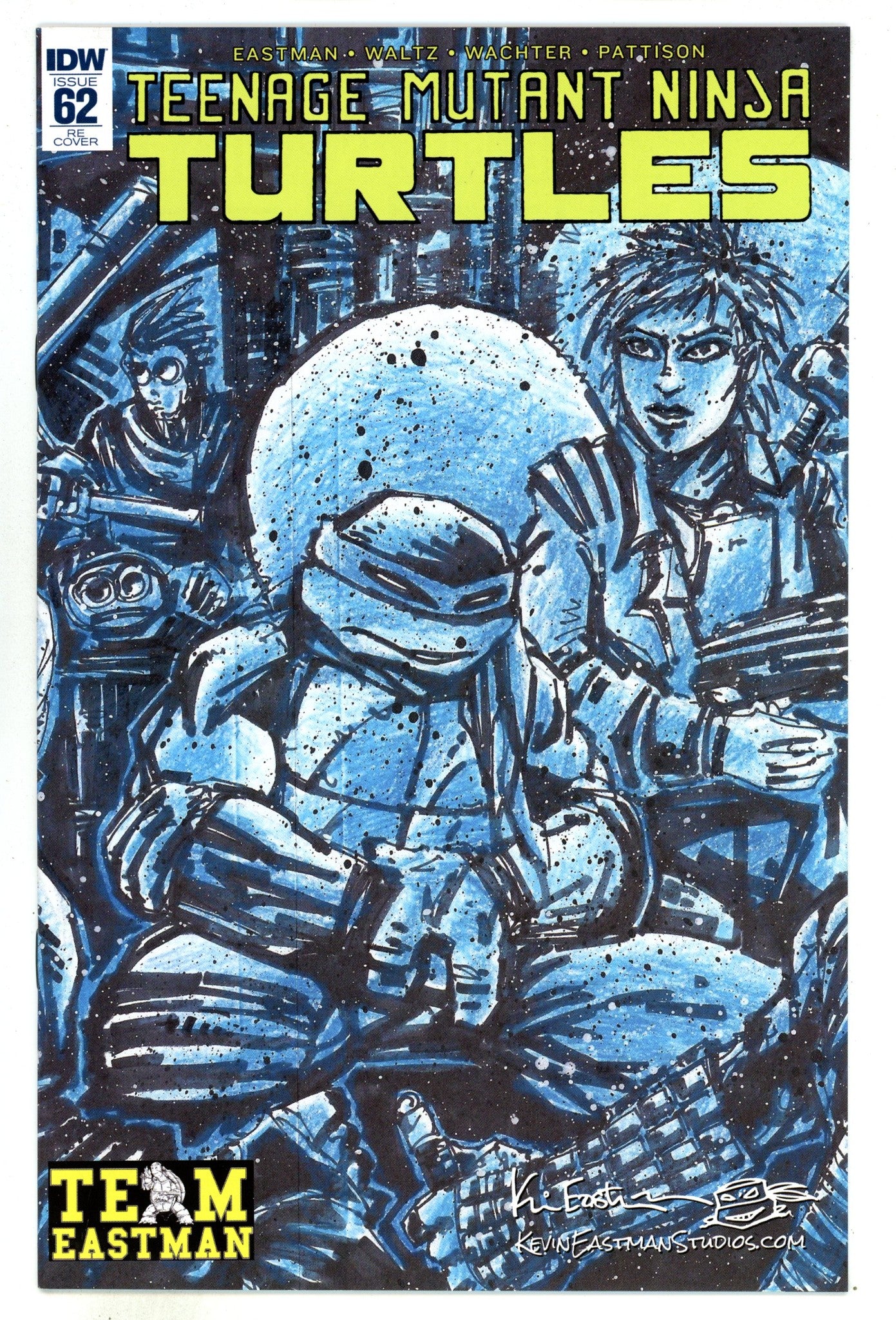 Teenage Mutant Ninja Turtles Vol 5 62  VF/NM (9.0)   (2016) Eastman Sketch   Exclusive Variant  