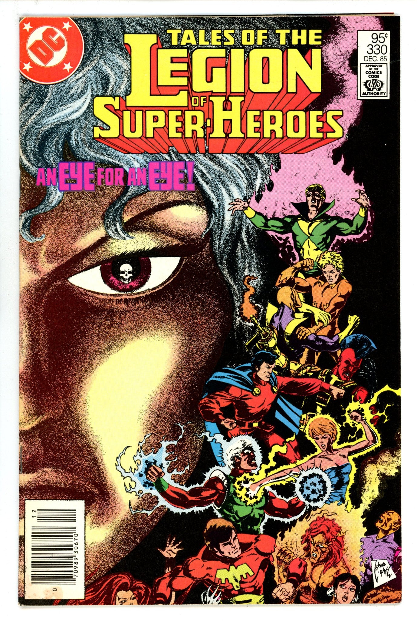 Tales of the Legion of Super-Heroes 330 VG+ (4.5) (1985) Canadian Price Variant 