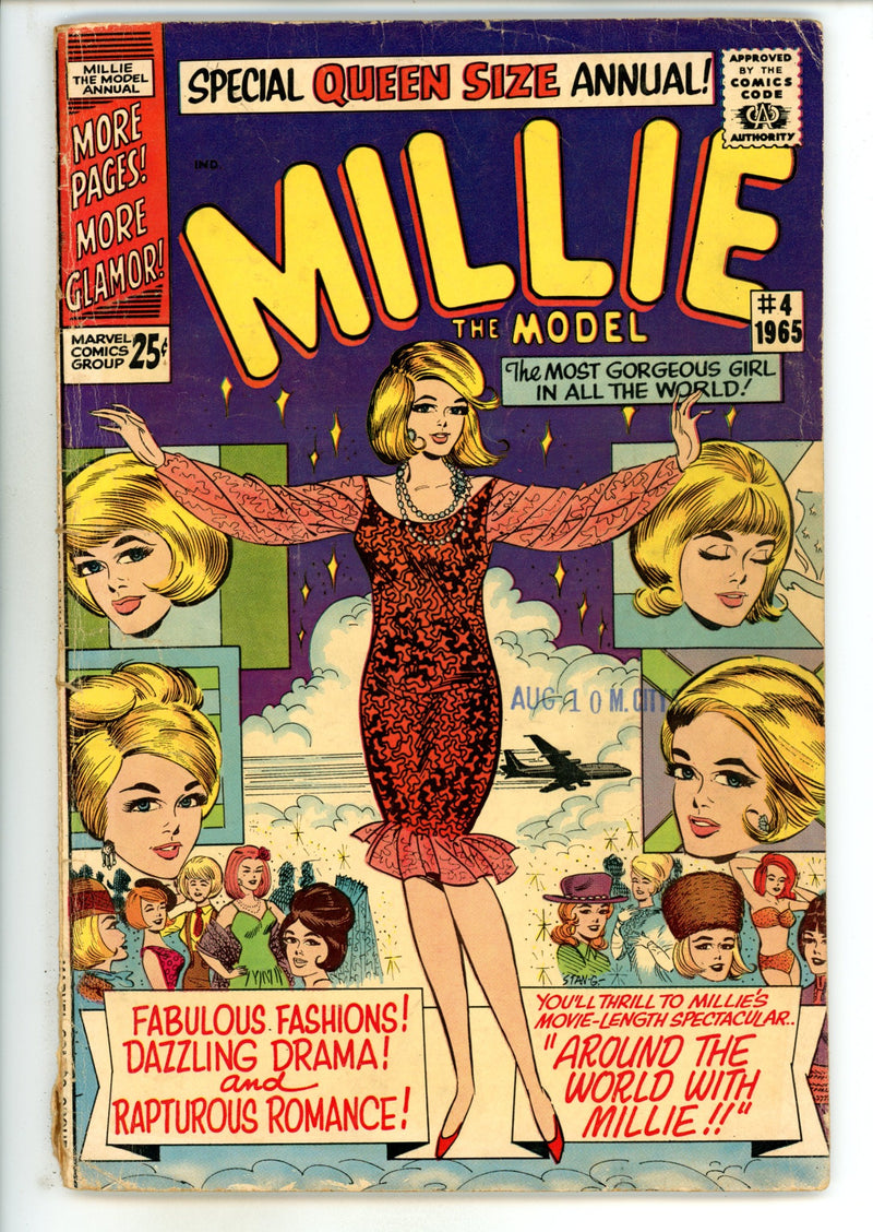 Millie the Model Annual 4 VG- (3.5) (1965) Canadian Edition 