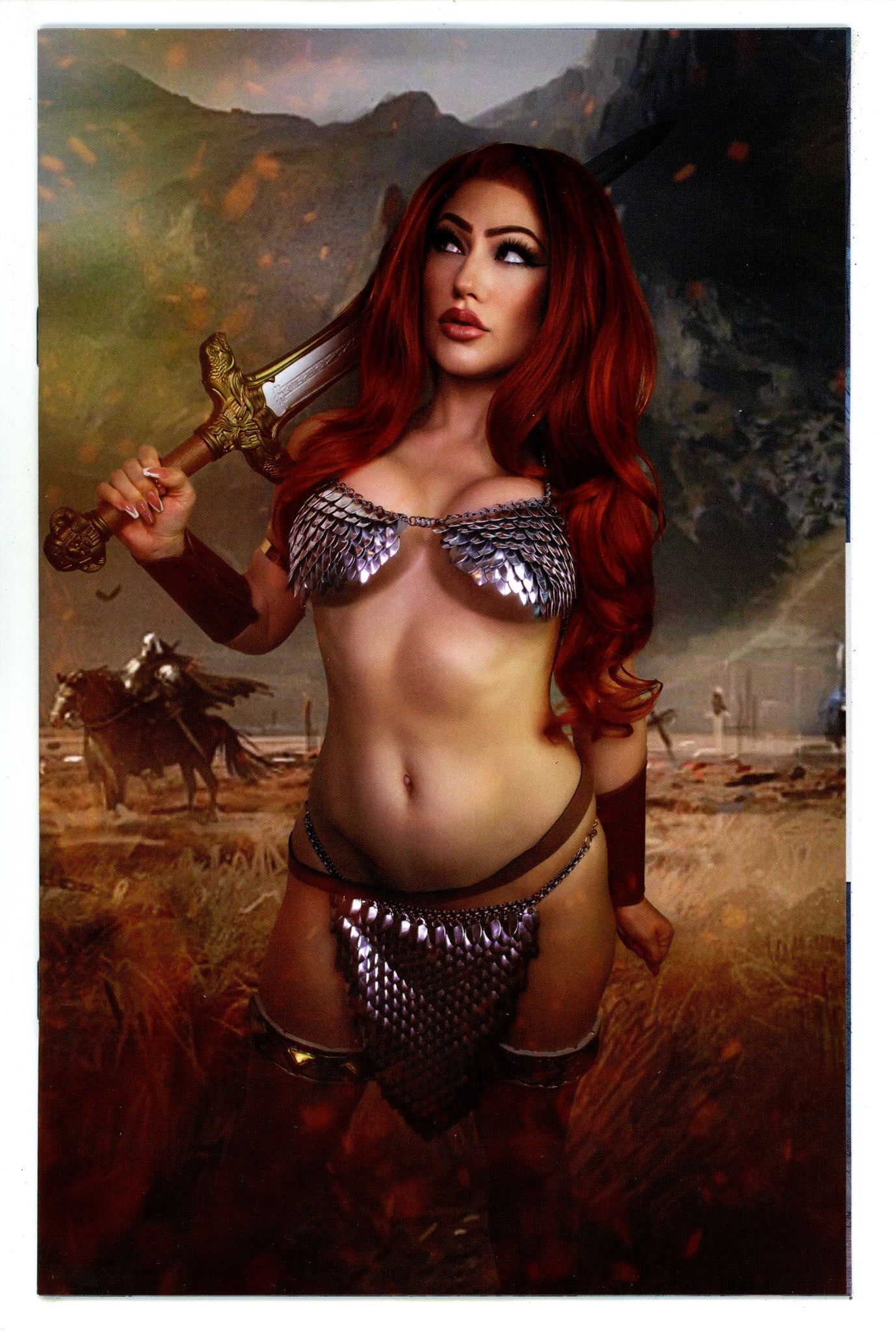 Red Sonja Empire Damned 4 Photo Virgin Incentive Variant (2024)