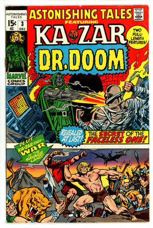 Astonishing Tales Vol 1 3 VG/FN (5.0) (1970) 