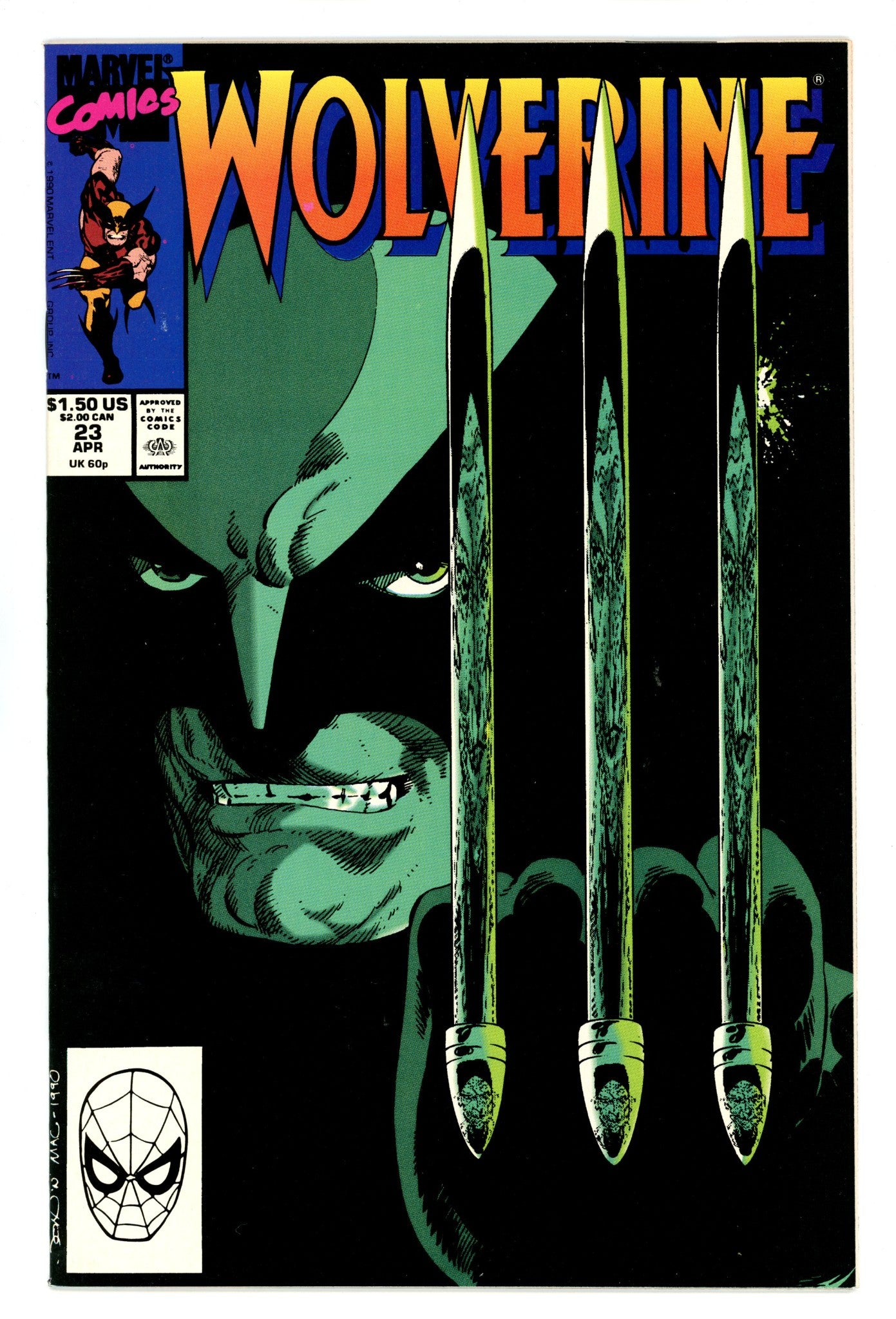 Wolverine Vol 2 23 High Grade (1990) 