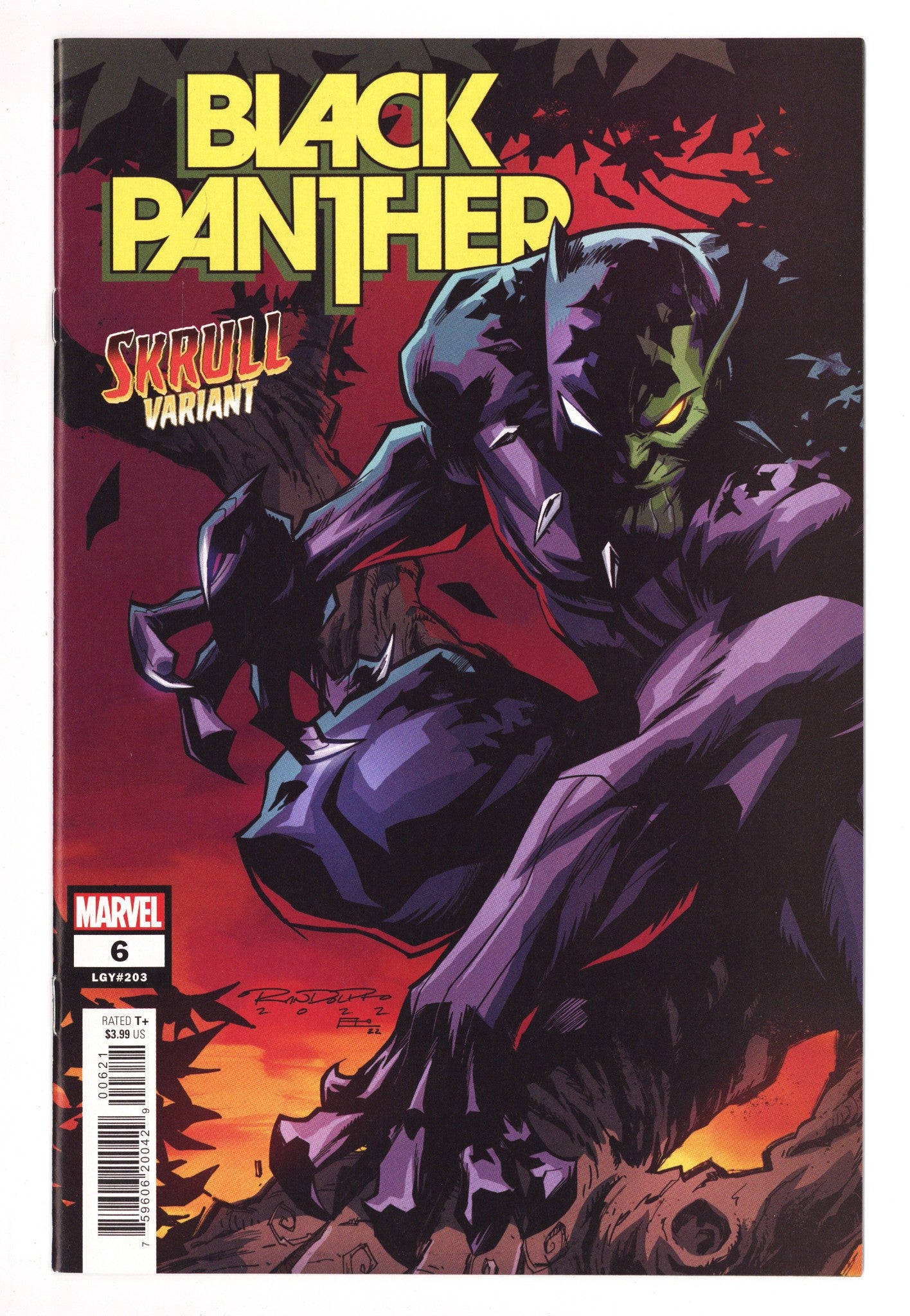 Black Panther Vol 8 6 (203) High Grade (2022) Randolph Variant 