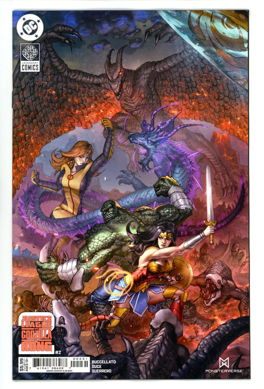 Justice League Vs Godzilla Vs Kong 2  2 Quah  Connecting Variant   (2025)