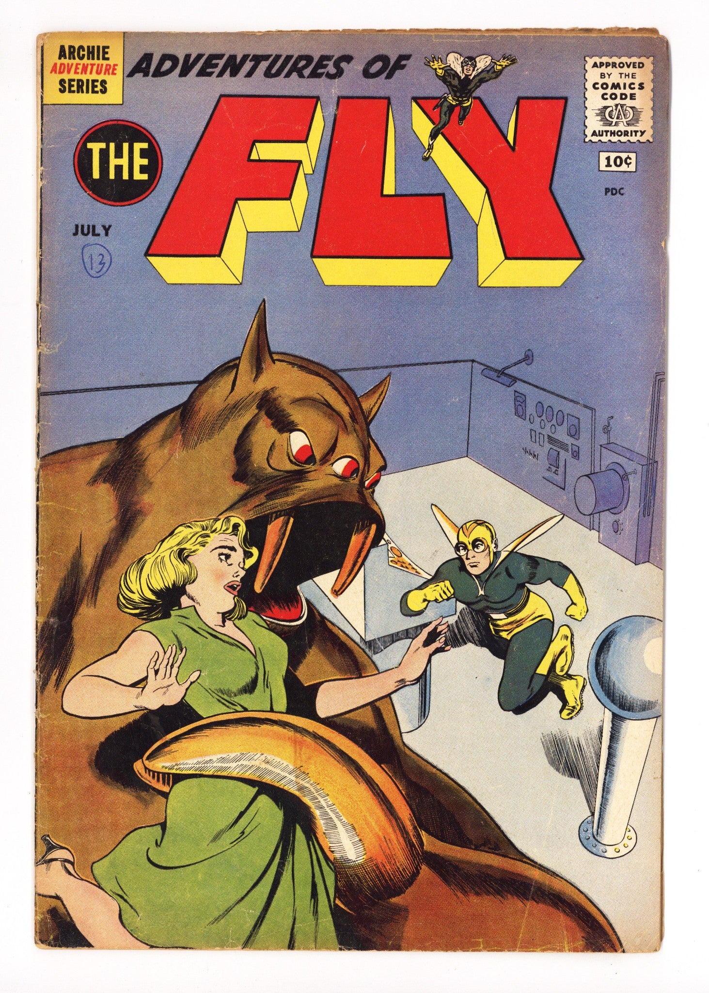 Adventures of the Fly 13 GD/VG (3.0) Tape (1961) 