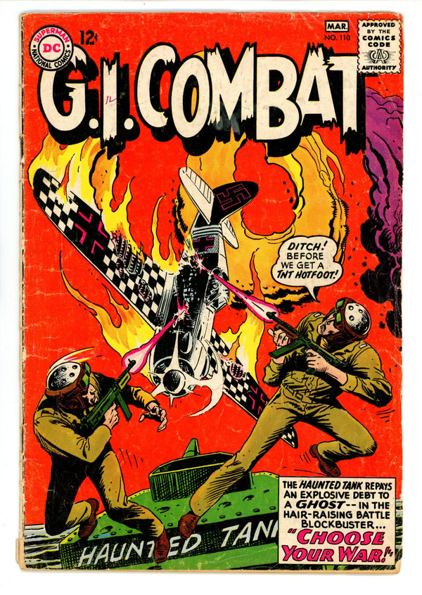 G.I. Combat Vol 1 110 VG- (3.5) (1965)