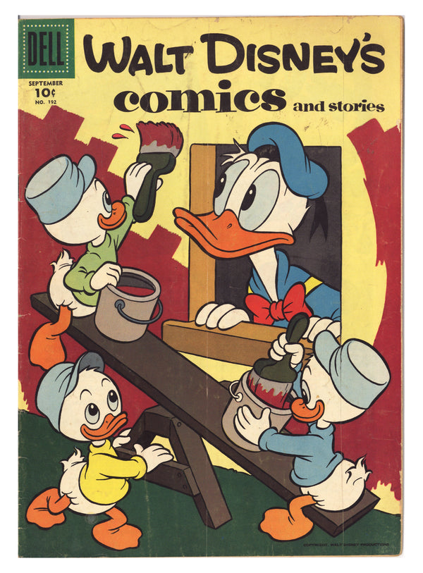 Walt Disney's Comics and Stories Vol 16 12 (192) VG- (3.5) (1956)