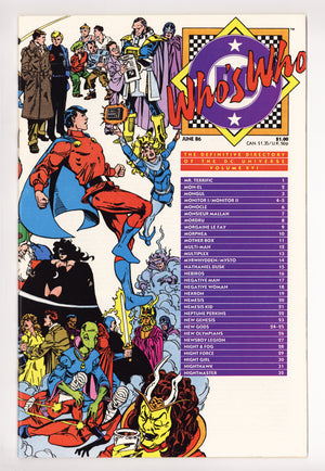 Who's Who: The Definitive Directory of the DC Universe 16 High Grade (1986)