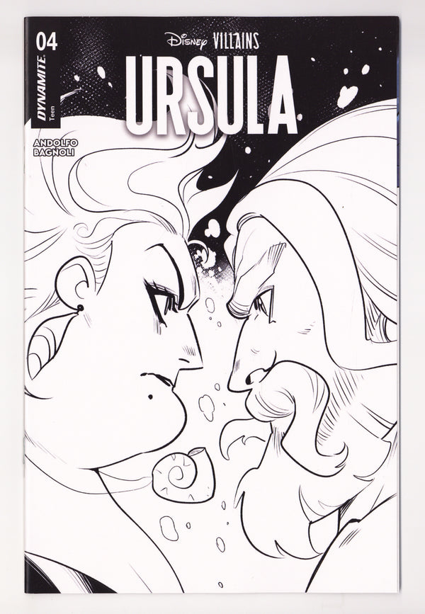Disney Villains Ursula 4 Andolfo B&W Variant (2026)