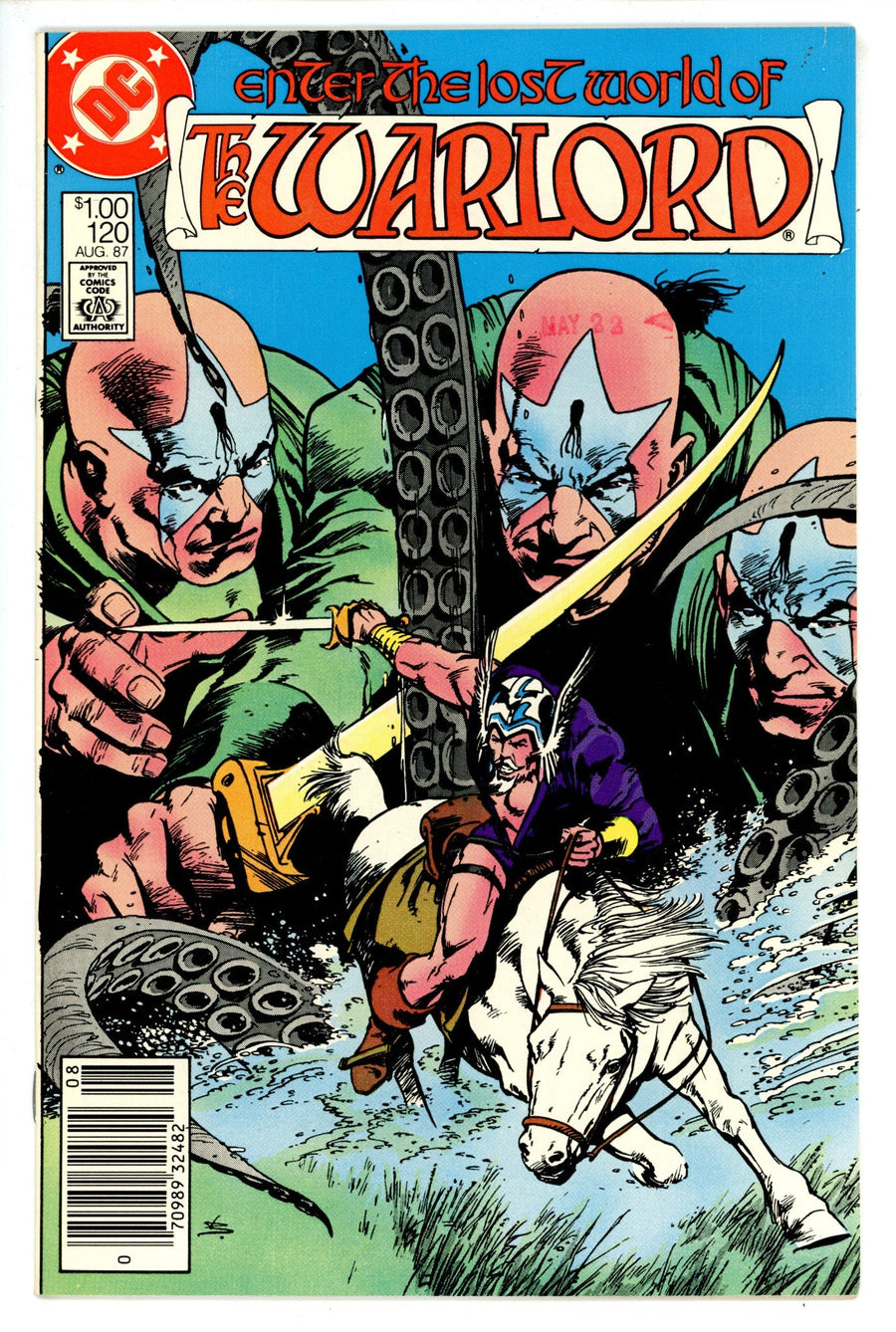 Warlord Vol 1 120  Mid Grade   (1987)   Canadian Price Variant