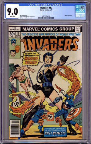 The Invaders Vol 1 17 CGC 9.0 (VF/NM) (1977)
