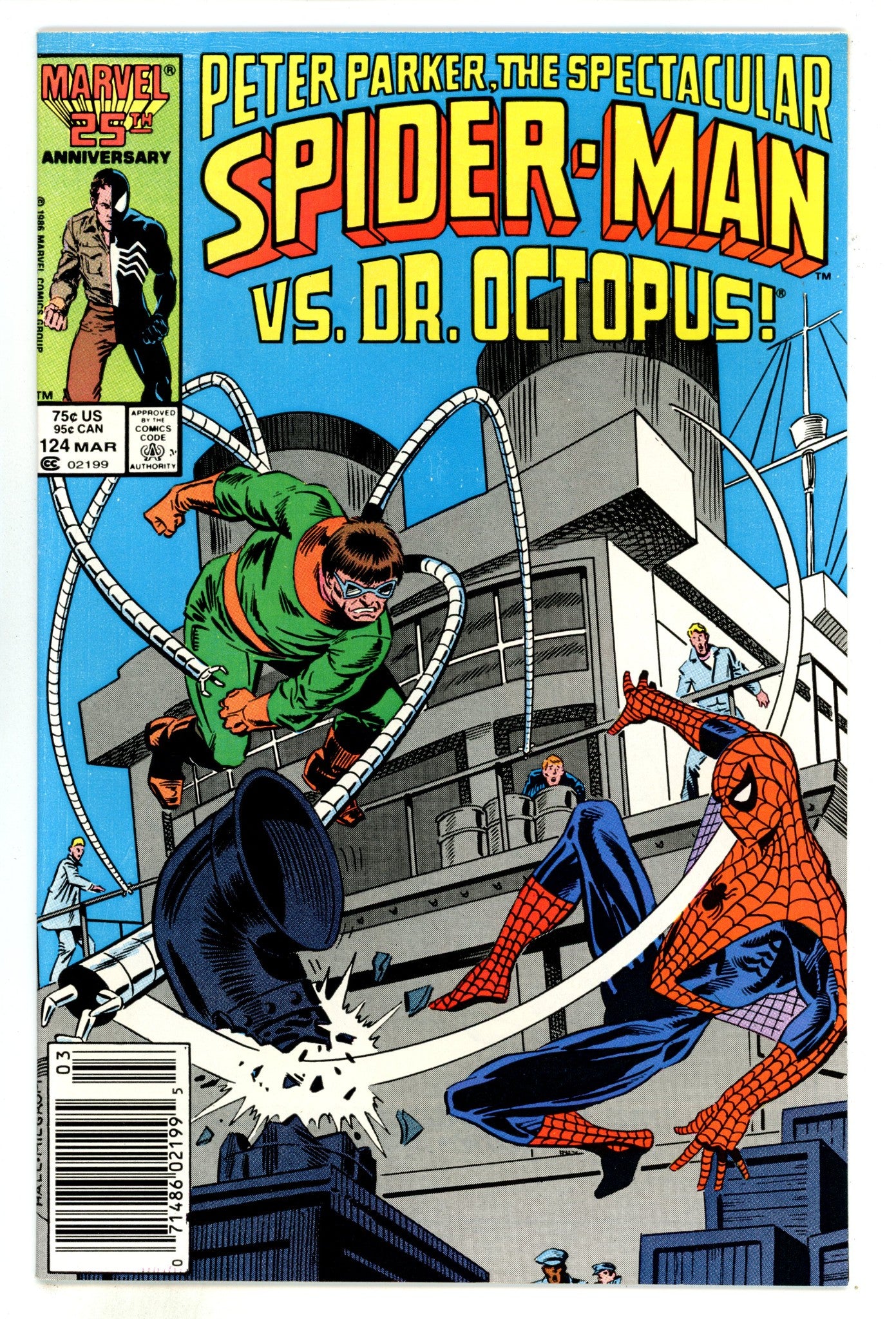 The Spectacular Spider-Man Vol 1 124 High Grade (1987) Newsstand 