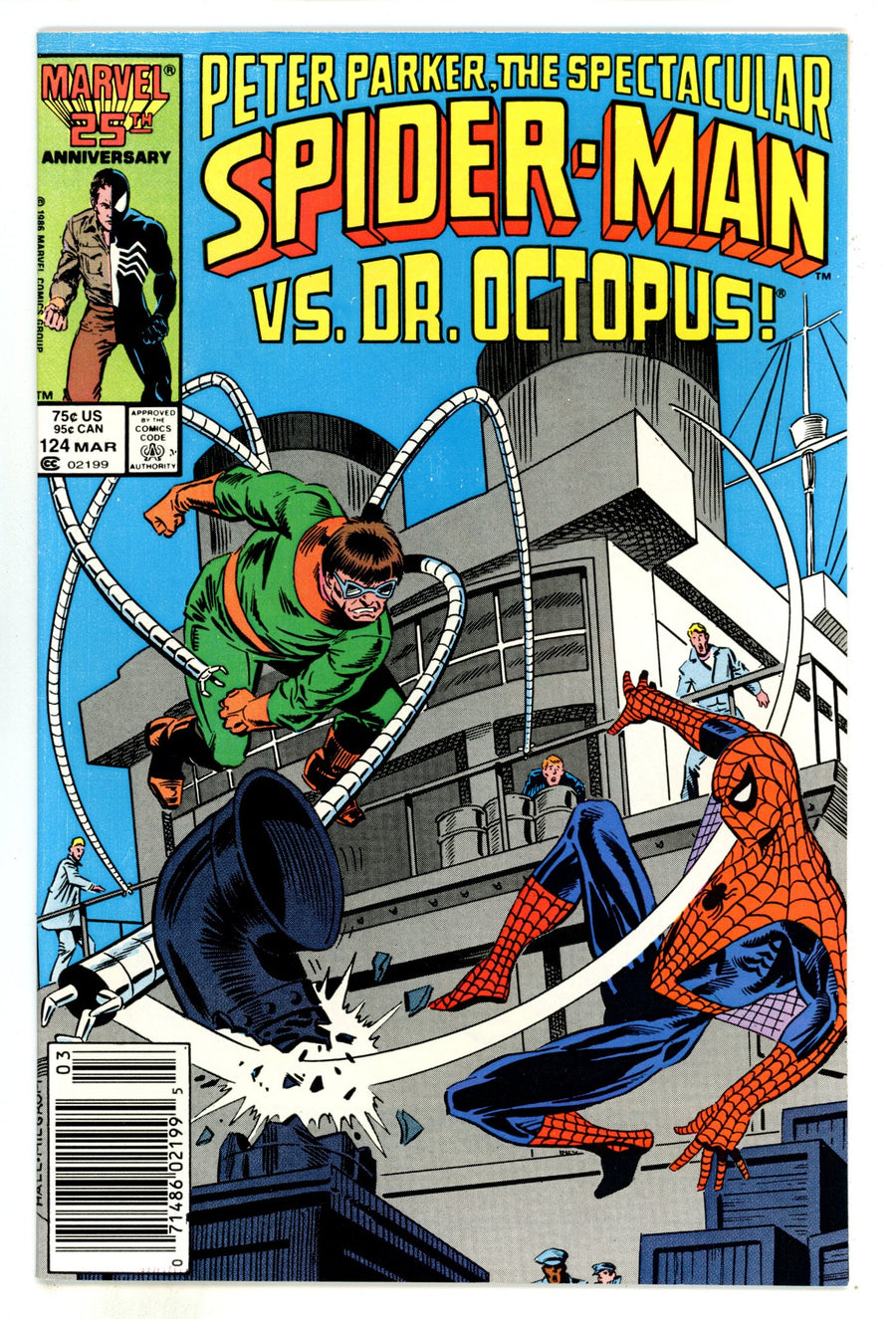 The Spectacular Spider-Man Vol 1 124 High Grade (1987) Newsstand 