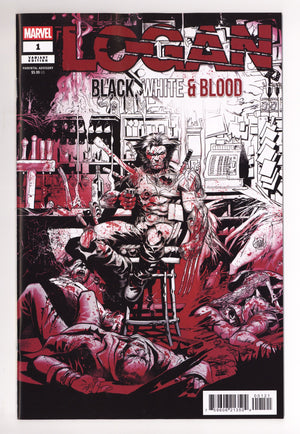 Logan: Black White & Blood 1 Kubert Variant (2026)