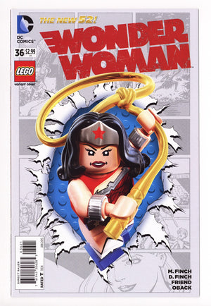 Wonder Woman Vol 4 36 High Grade (2015) Lego Variant