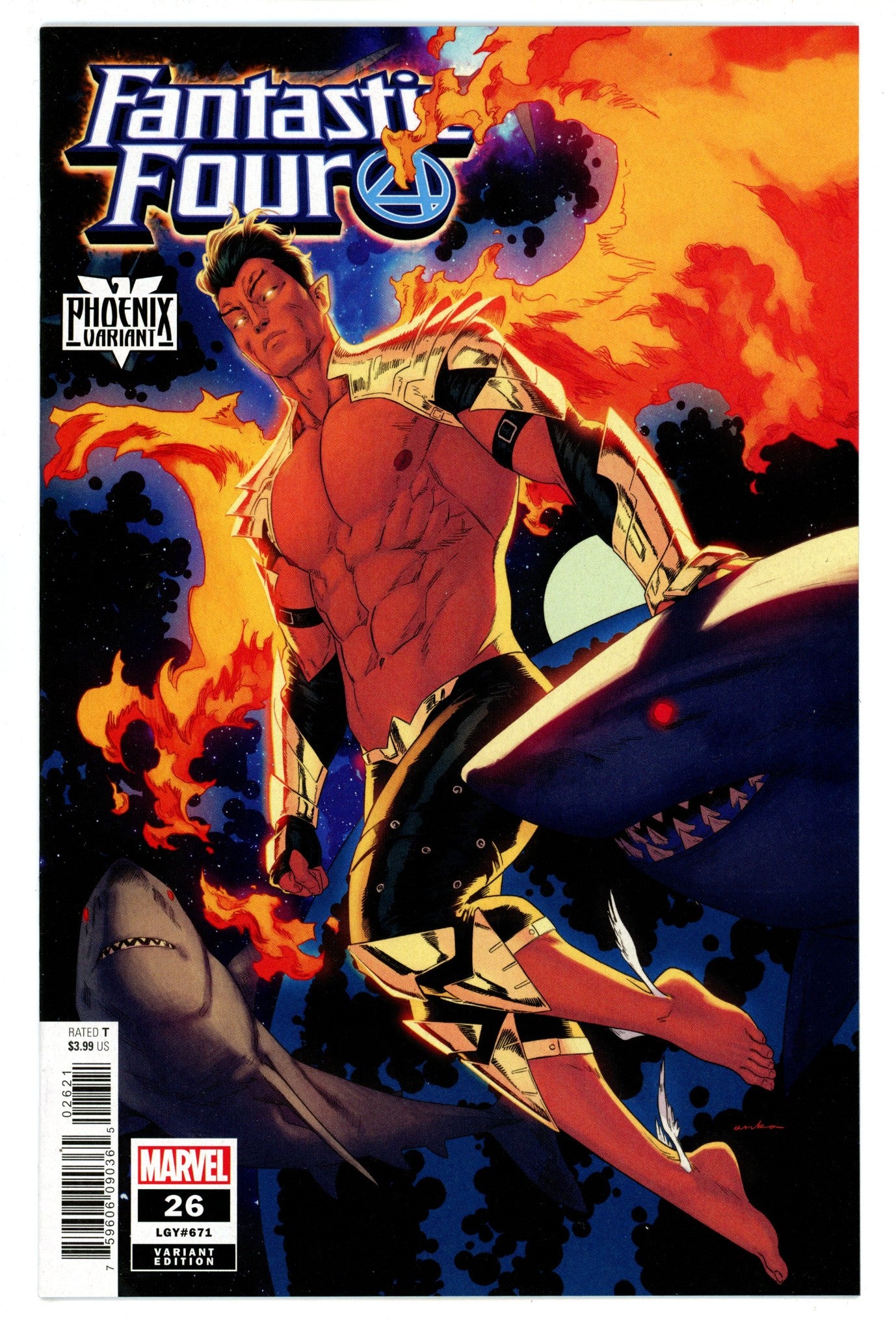 Fantastic Four Vol 6 26 (671) High Grade (2021) Anka Variant 