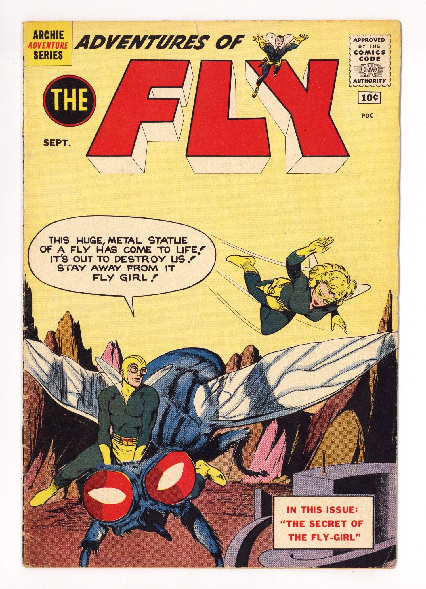 Adventures of the Fly 14 VG+ (4.5) (1961) 