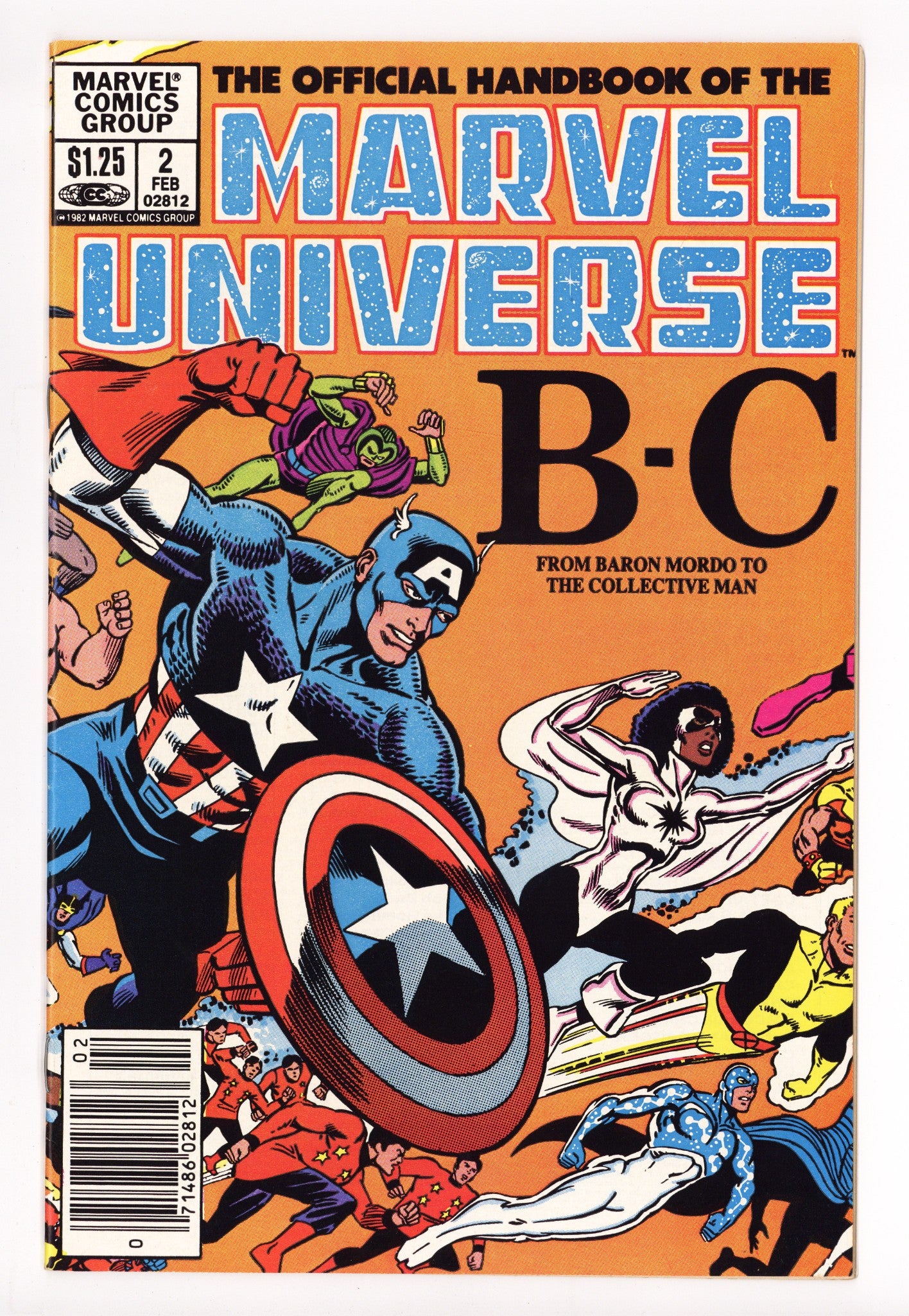 The Official Handbook of the Marvel Universe Vol 1 2 VF (8.0) (1983) Canadian Price Variant 