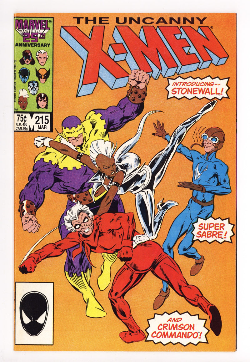 The Uncanny X-Men Vol 1 215 High Grade (1987) 