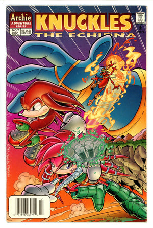 Knuckles the Echidna 7 Newsstand VG- (1997)