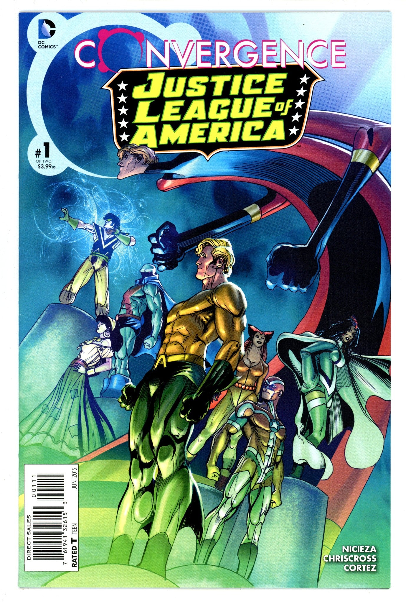 Convergence Justice League of America 1 Mid Grade (2015) 
