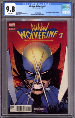 All-New Wolverine 1 CGC 9.8 (NM/M) (2016)
