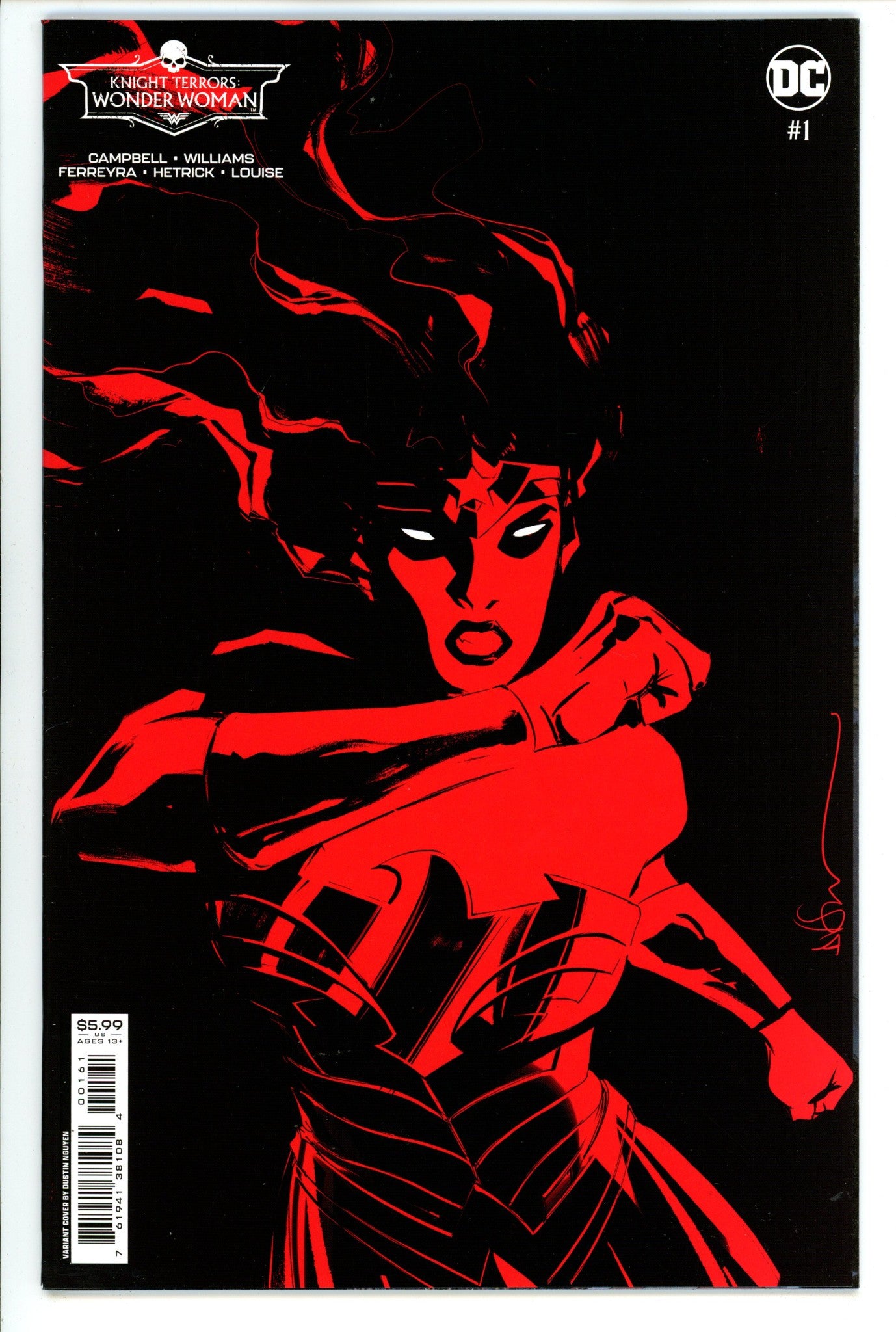 Knight Terrors: Wonder Woman 1 High Grade (2023) Nguyen Variant 