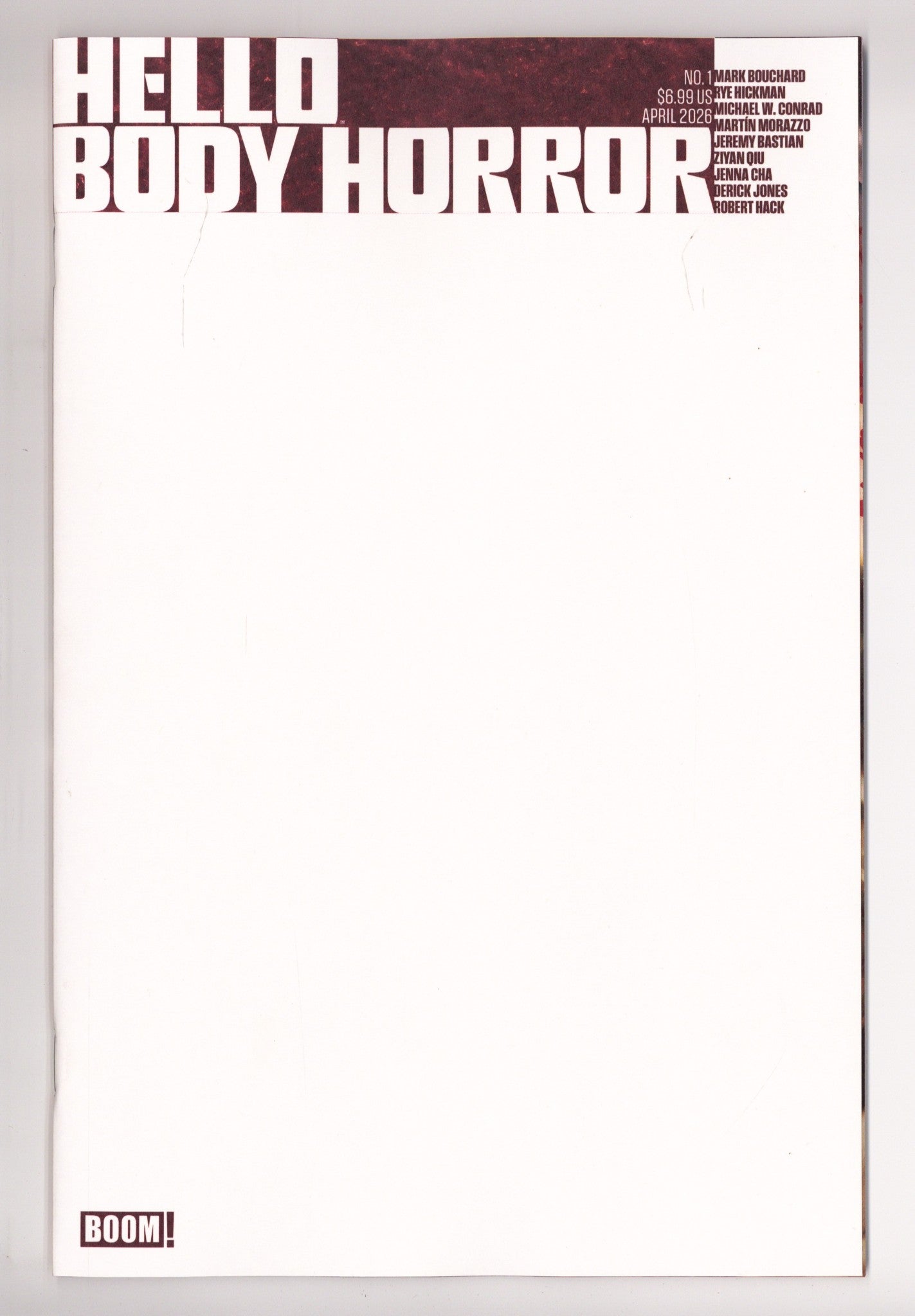 Hello Body Horror  1   Blank Variant   (2026)